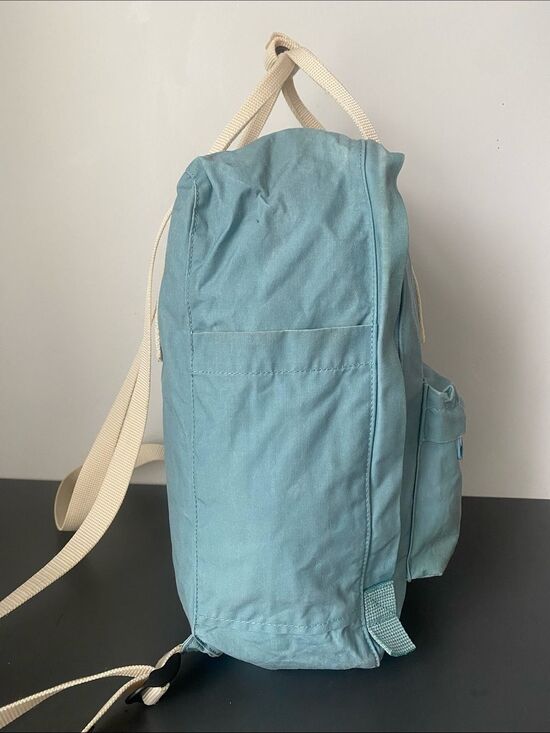 Rare Fjallraven Classic Kånken Sky Blue Backpack Laptop Pocket Everyday School main image 5